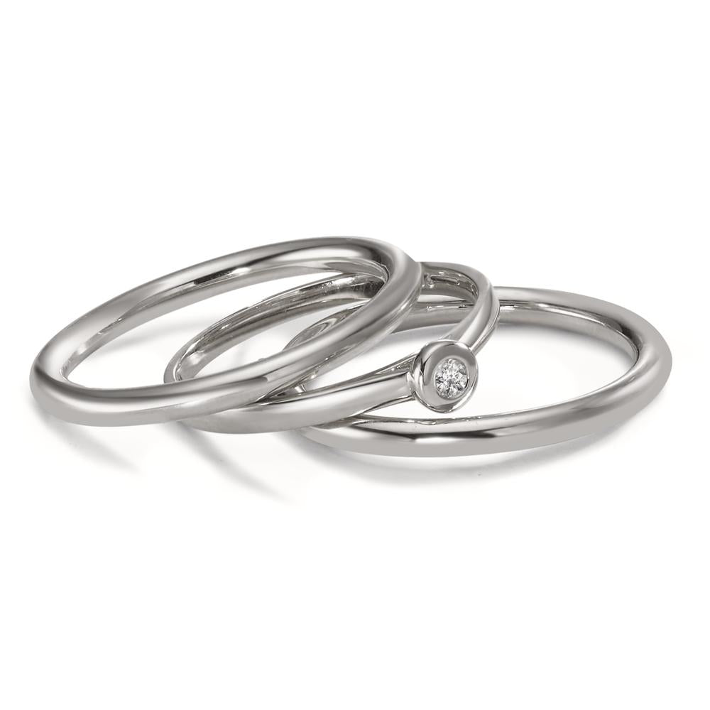 Stacking ring 18k White Gold