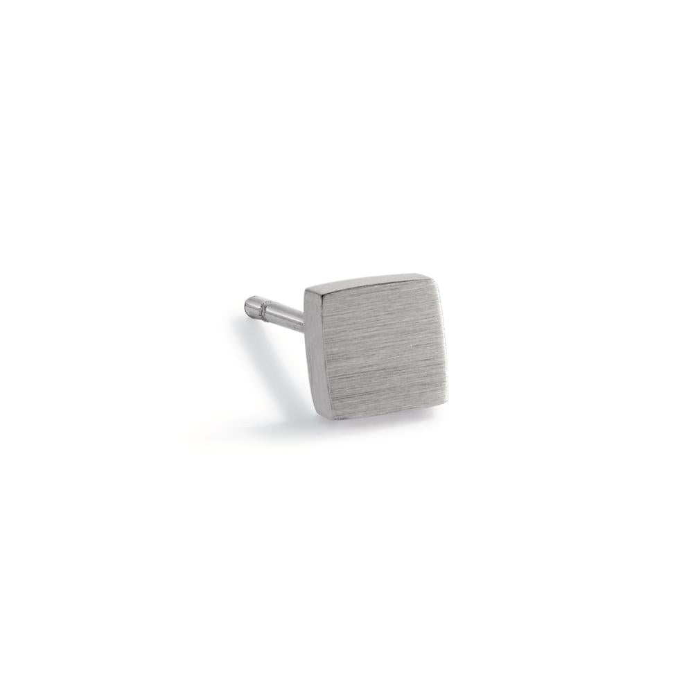 Single stud earring Stainless steel Ø5 mm