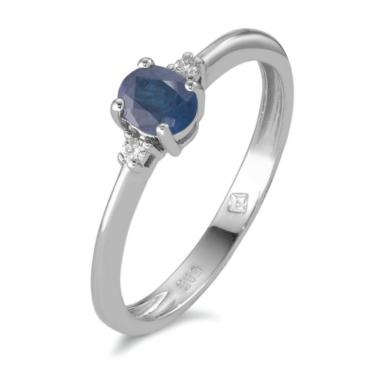 Ring 14k White Gold Sapphire