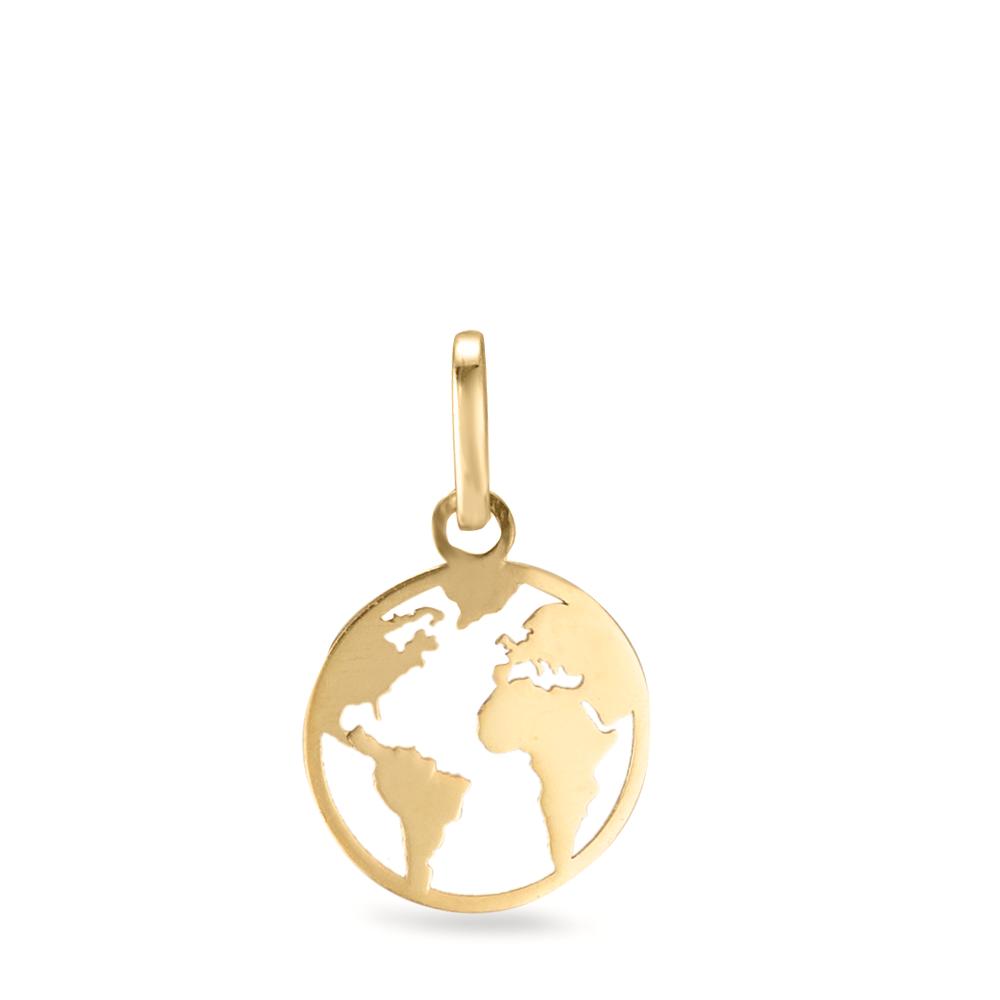 Pendant 14k Yellow Gold Globe Ø10 mm