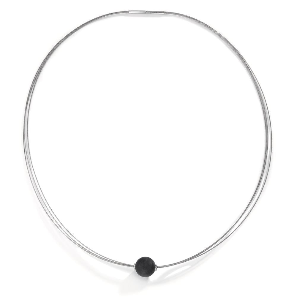 Necklace Stainless steel, Carbon 42 cm