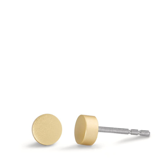 Stud earrings Stainless steel, Aluminum Ø5 mm