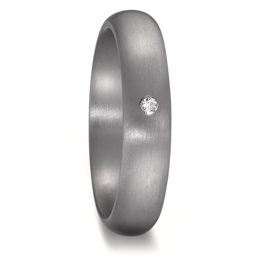 Wedding Ring Tantal 999 Diamond 0.03 ct, w-si