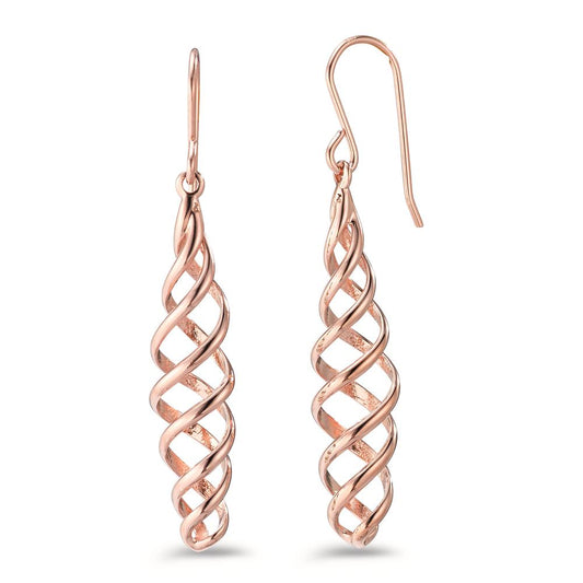 Drop Earrings Silver Rose Gold plated