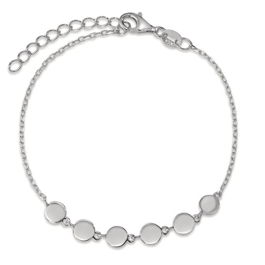 Bracelet Silver Rhodium plated 16-19 cm