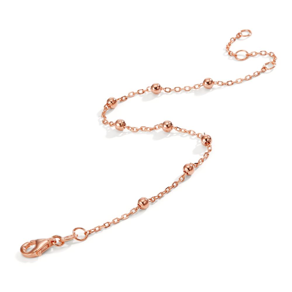 Bracelet Silver Rose Gold plated 15.5-18.5 cm