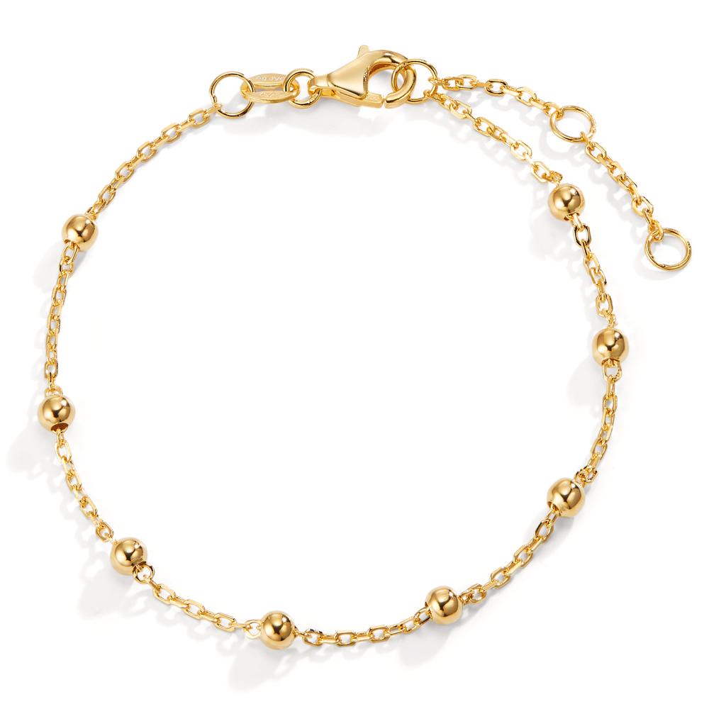 Bracelet Silver Yellow Gold plated 15.5 cm