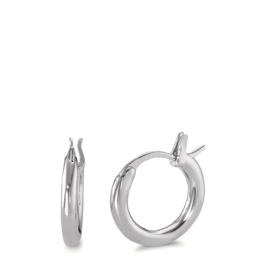 Hoop earrings Silver Rhodium plated