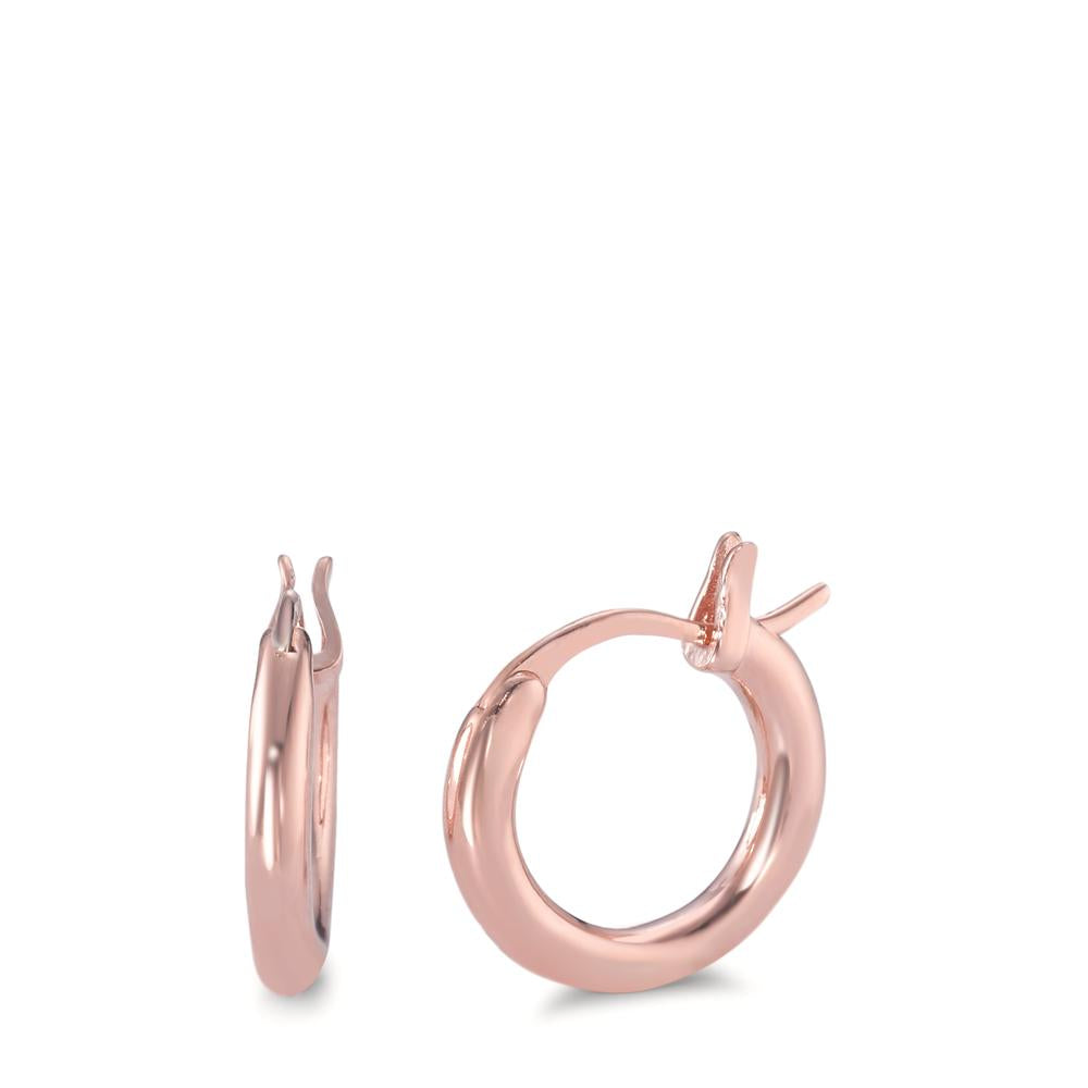 Hoop earrings Silver Rose Gold plated