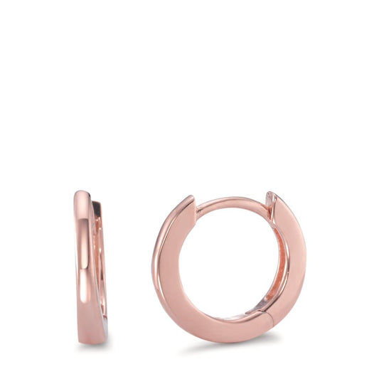 Hinged hoop Silver Rose Gold plated