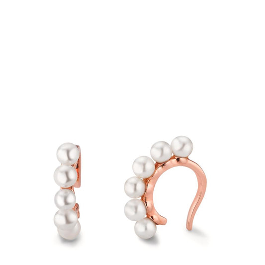 Ear Cuff Silver Rose Gold plated Freshwater pearl