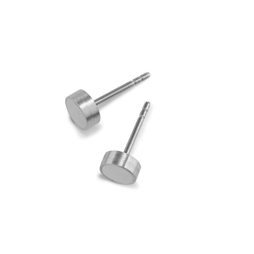 Stud earrings Stainless steel Ø6 mm