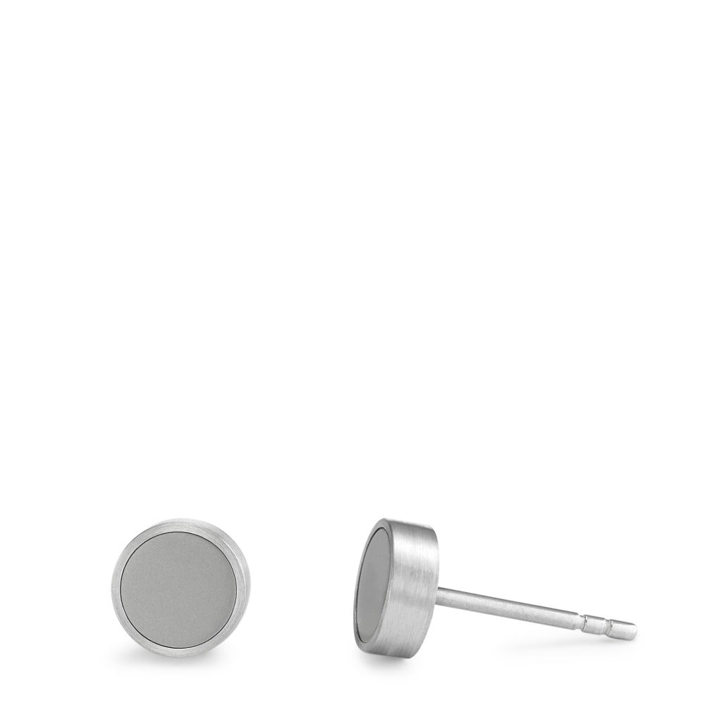 Stud earrings Stainless steel Ø7 mm