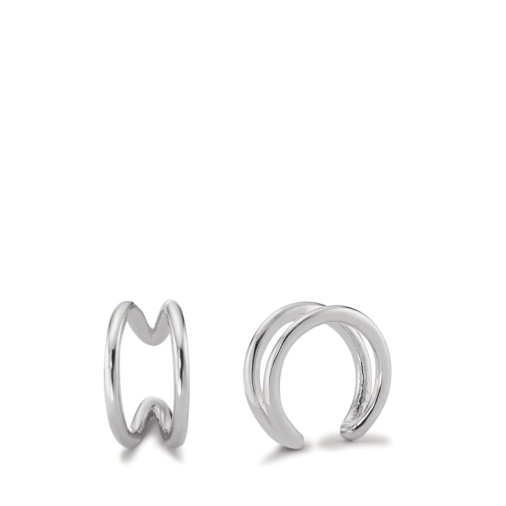 Earrings Silver Rhodium plated Ø10.5 mm