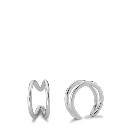 Earrings Silver Rhodium plated Ø10.5 mm