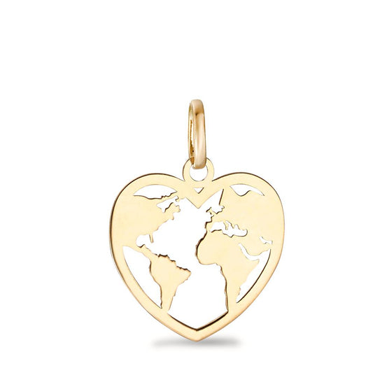 Pendant 14k Yellow Gold Globe Ø14.5 mm