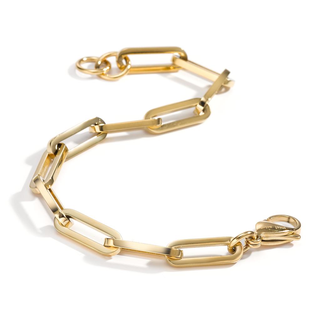 Bracelet Stainless steel Yellow IP coated 19.5-20.5 cm