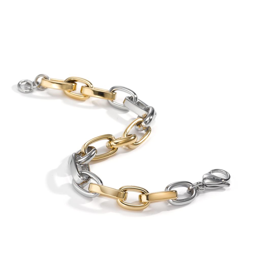 Bracelet Stainless steel Yellow Bicolor 21 cm