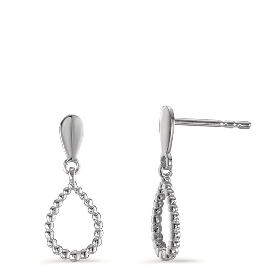 Drop Earrings 9k White Gold