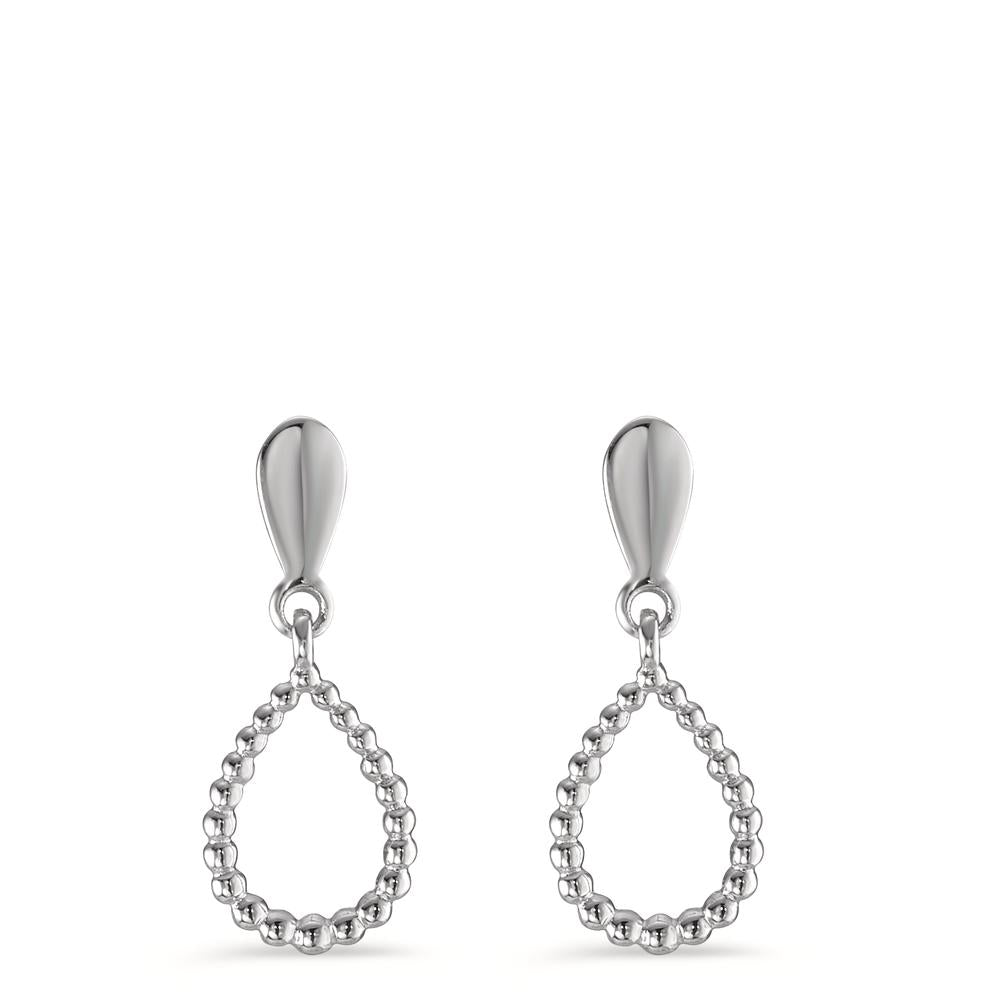 Drop Earrings 9k White Gold