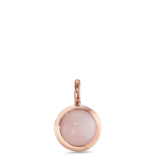 Pendant 9k Red Gold Opal Rose Ø8.5 mm