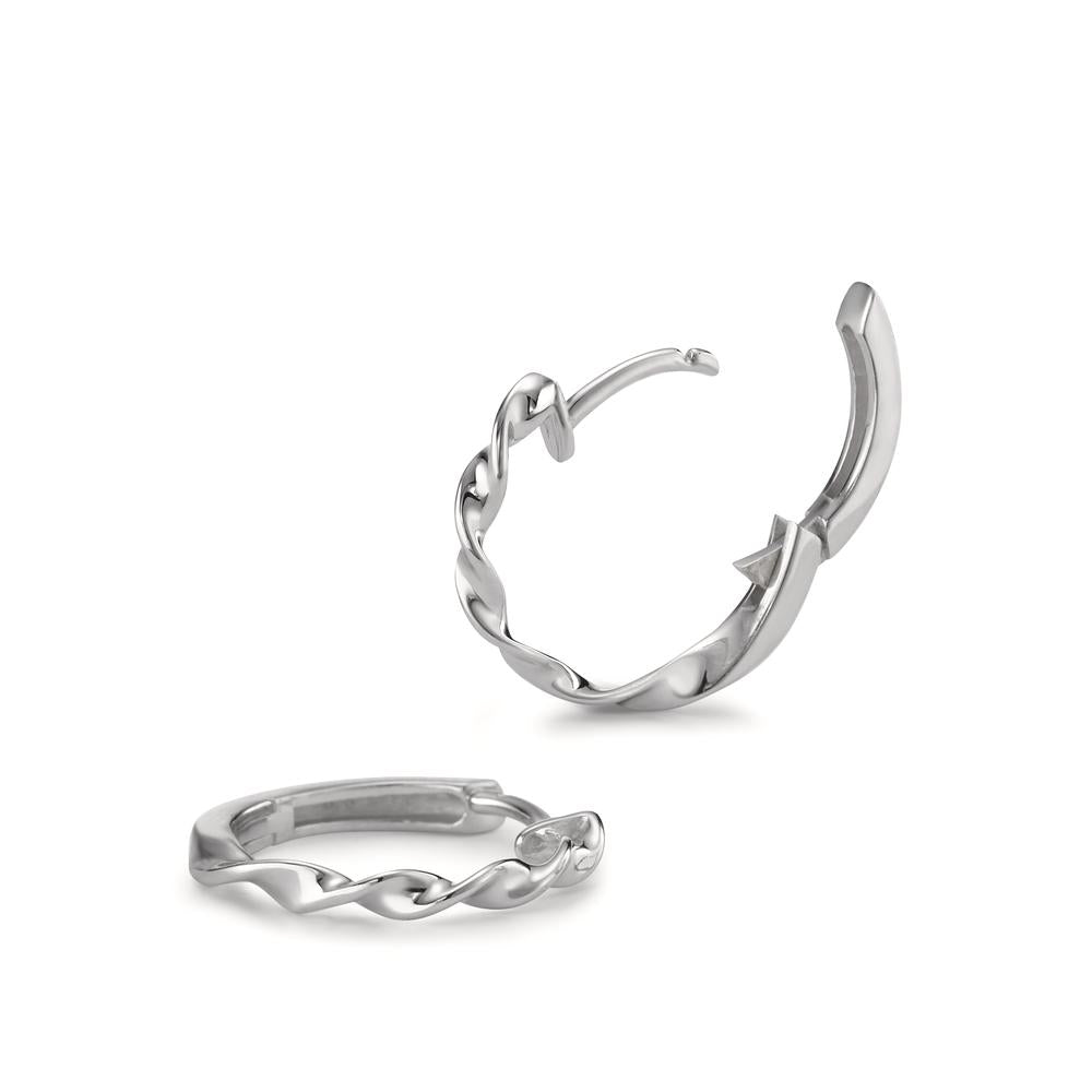 Hinged hoop 9k White Gold