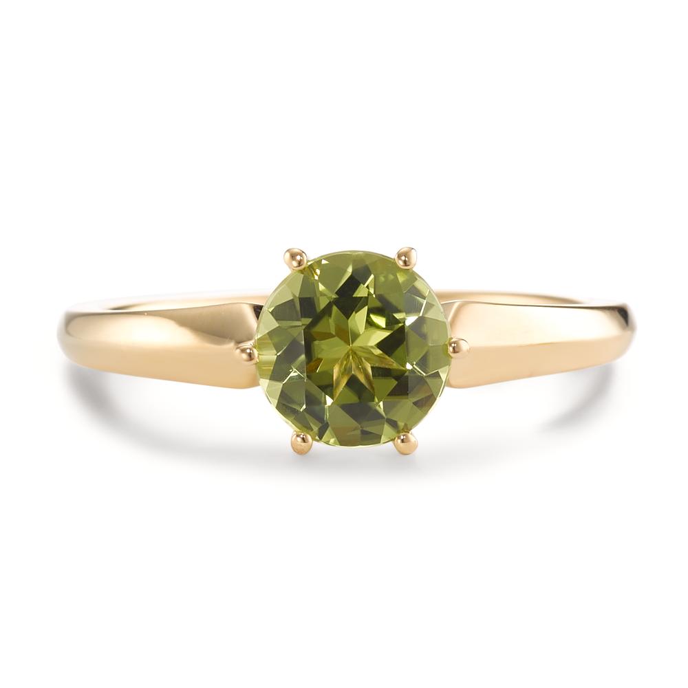 Ring 18k Yellow Gold Peridot