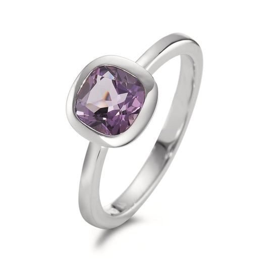 Ring 18k White Gold Amethyst