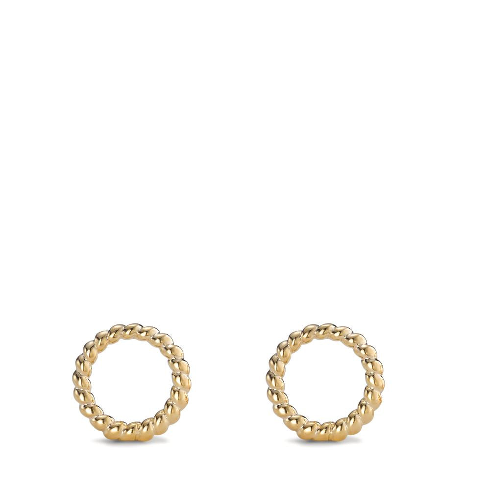 Stud earrings 9k Yellow Gold Ø10 mm