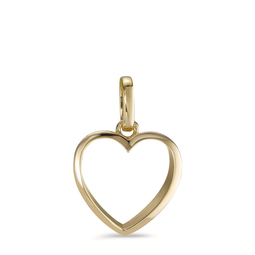 Pendant 9k Yellow Gold Heart Ø14 mm