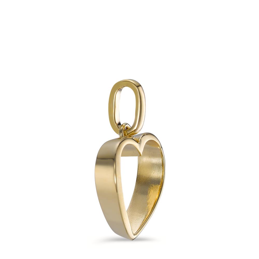 Pendant 9k Yellow Gold Heart Ø14 mm