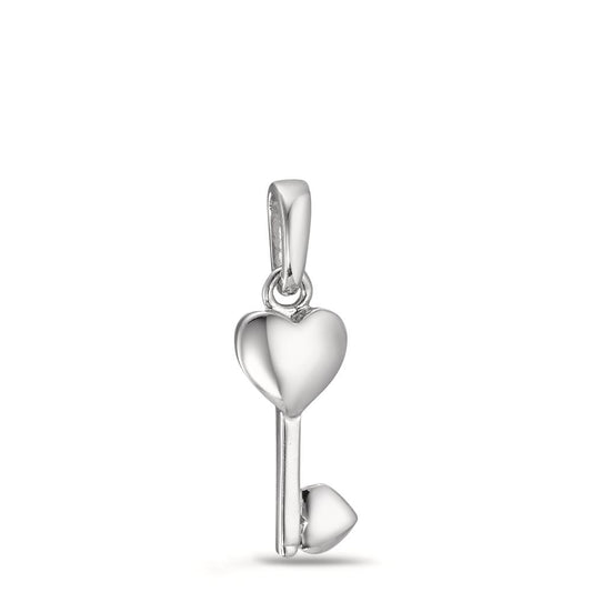 Pendant Silver Rhodium plated Key