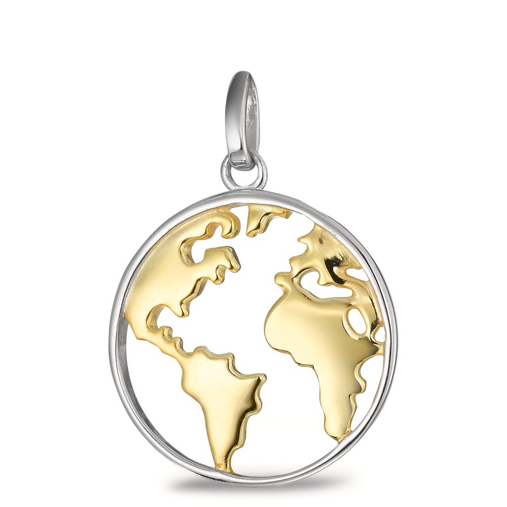 Pendant Silver Bicolor Globe Ø20 mm