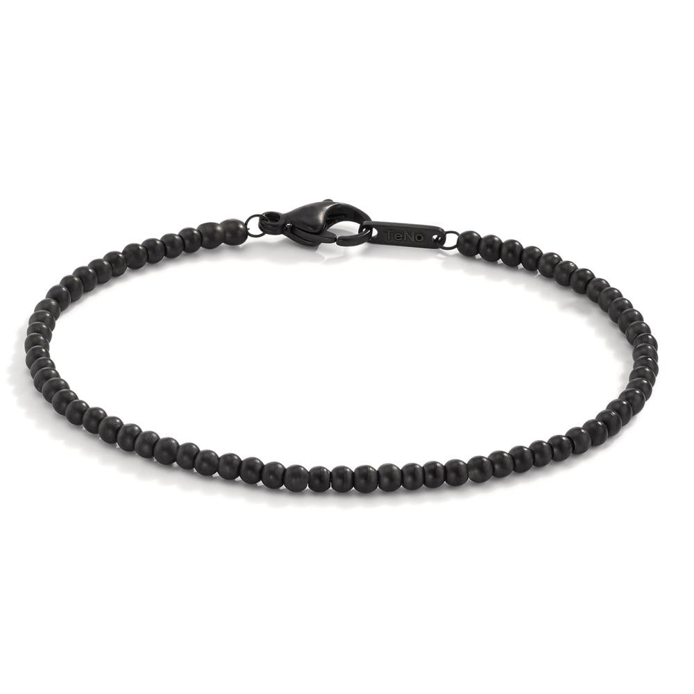 Bracelet Stainless steel Black IP coated 19 cm Ø3 mm