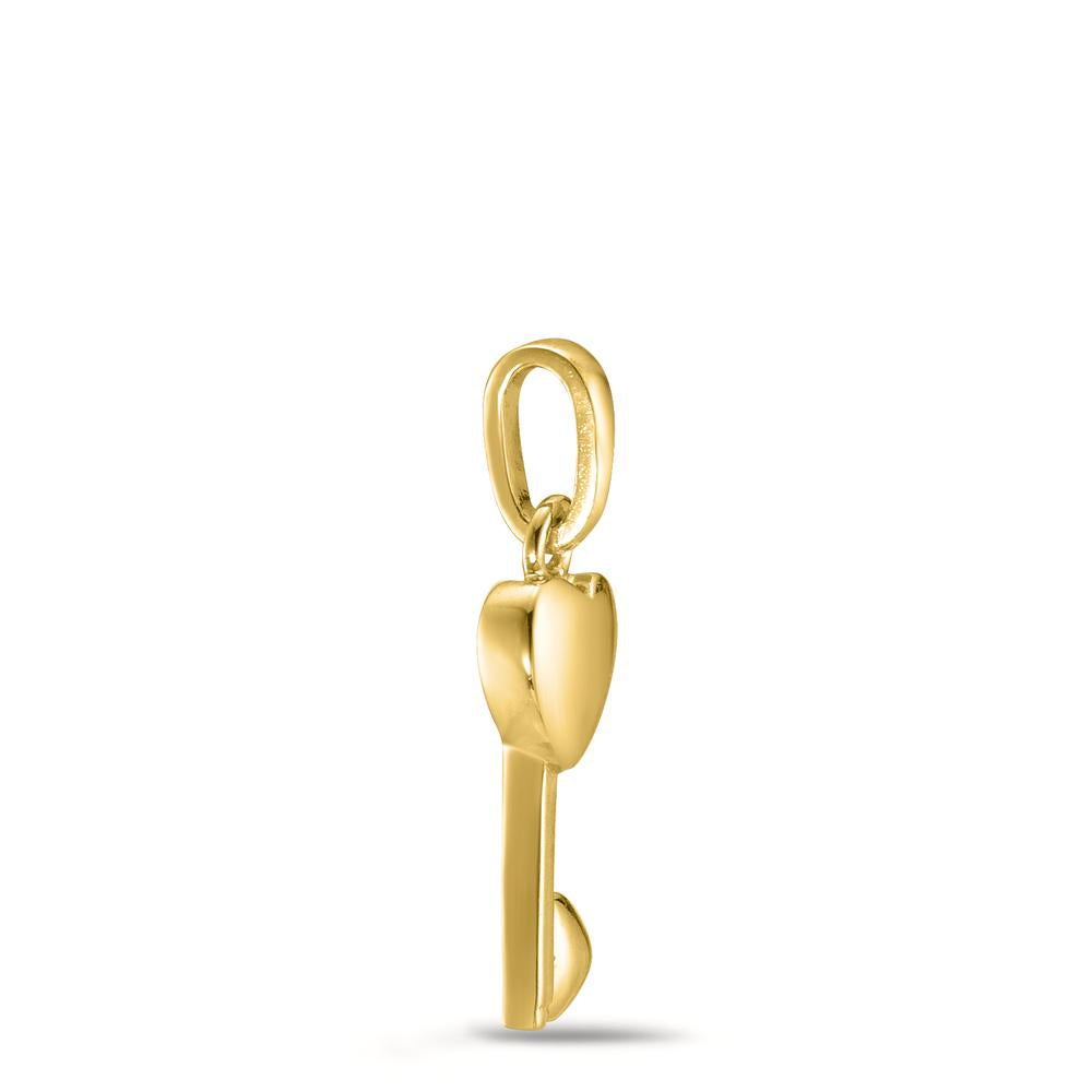 Pendant Silver Yellow Gold plated Key