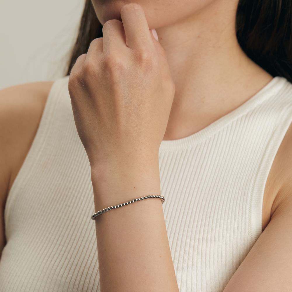 Bracelet Stainless steel 16.5-19 cm Ø3 mm