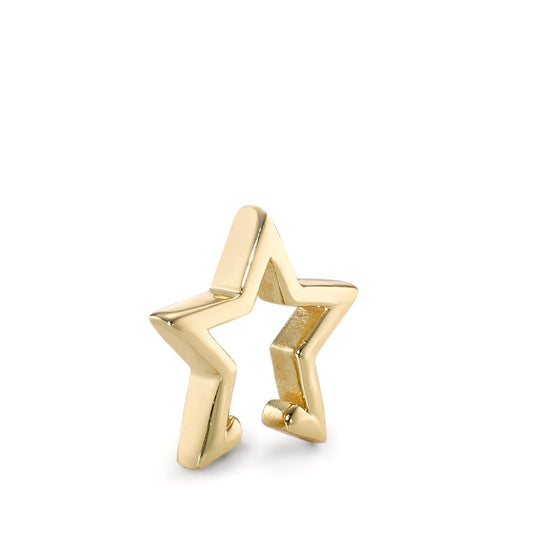 Ear Cuff Silver Yellow Gold plated Star Ø13.5 mm