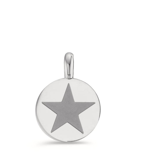 Pendant Stainless steel Star Ø11 mm