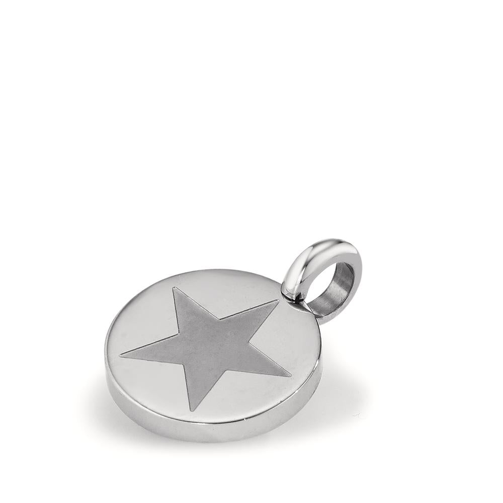 Pendant Stainless steel Star Ø11 mm