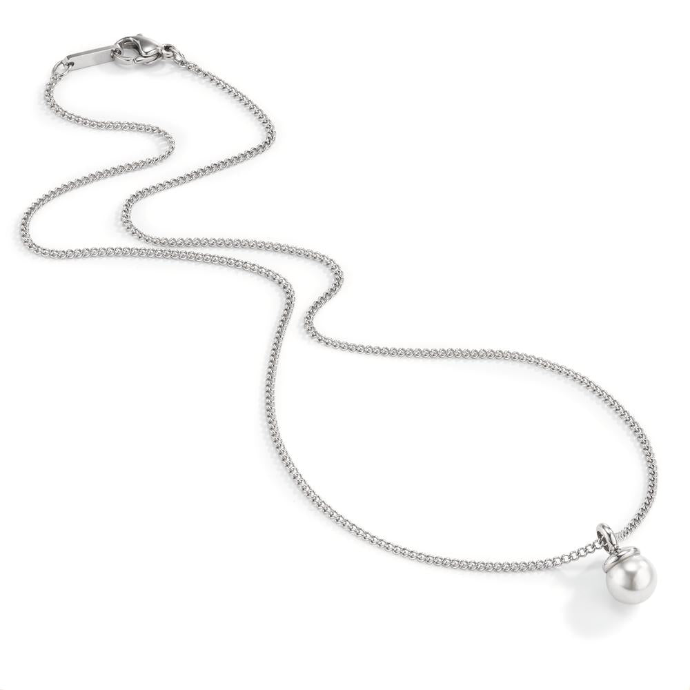 Necklace with pendant Stainless steel 42 cm Ø7 mm