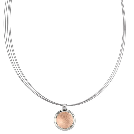 Necklace Stainless steel Bicolor 42 cm Ø18 mm