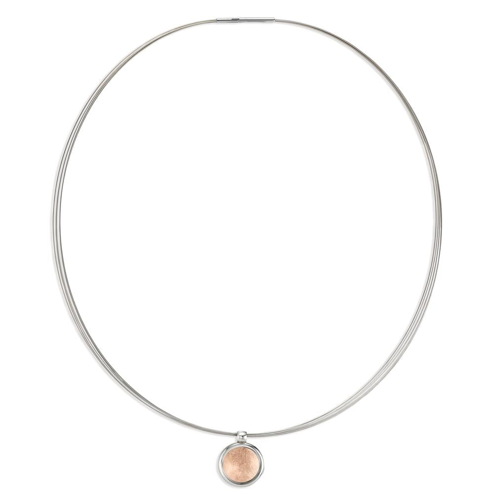 Necklace Stainless steel Bicolor 42 cm Ø18 mm