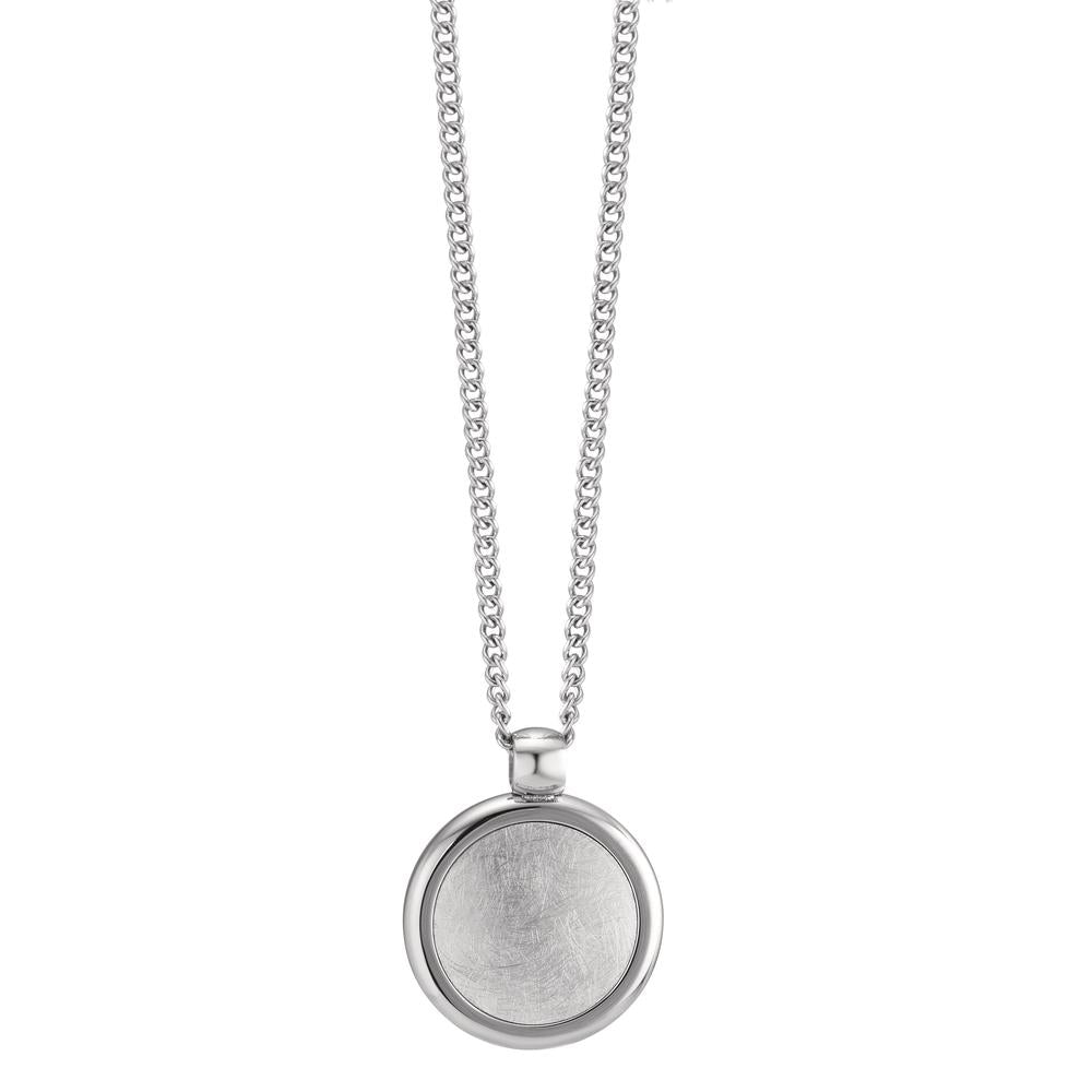 Necklace with pendant Stainless steel 42 cm Ø18 mm