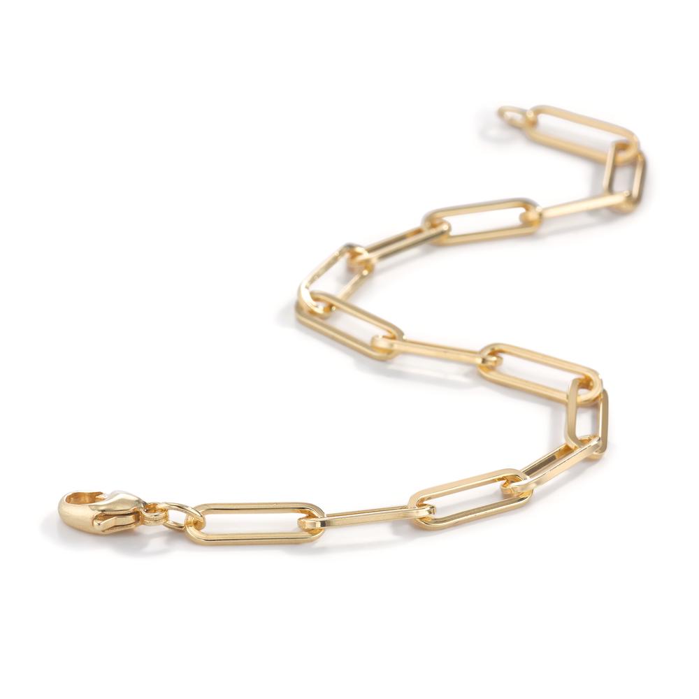 Bracelet Silver Yellow Gold plated 18 cm