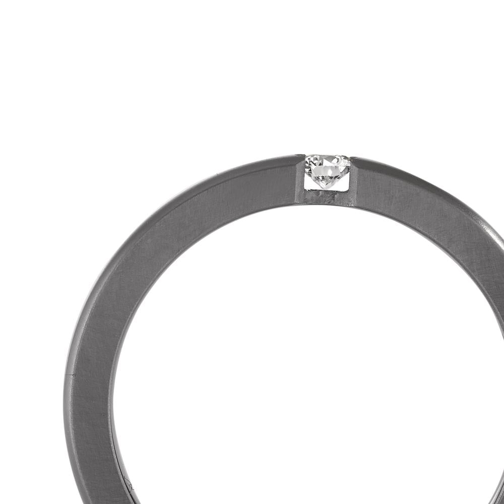 Wedding Ring Tantal 999 Diamond 0.05 ct, w-si