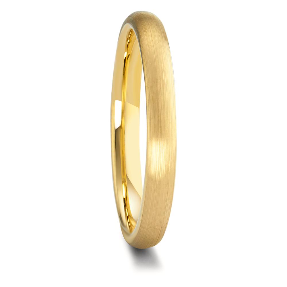 Wedding Ring Tungsten Yellow IP coated