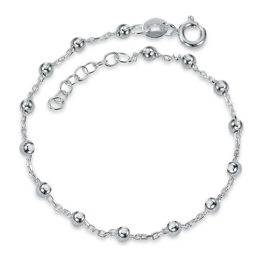 Bracelet Silver Rhodium plated 16-18.5 cm