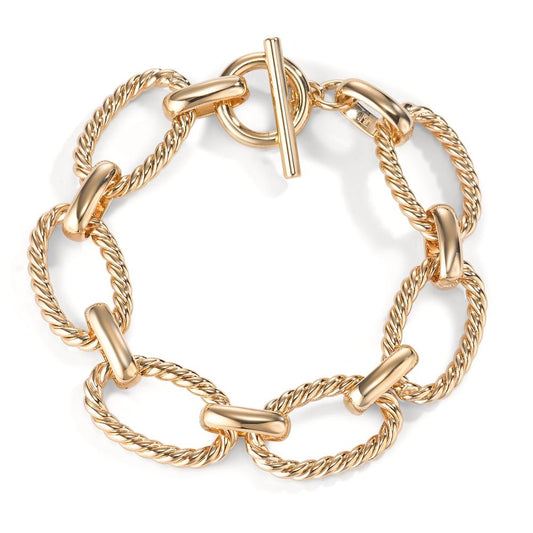 Bracelet Bronze Yellow Gold plated 19 cm