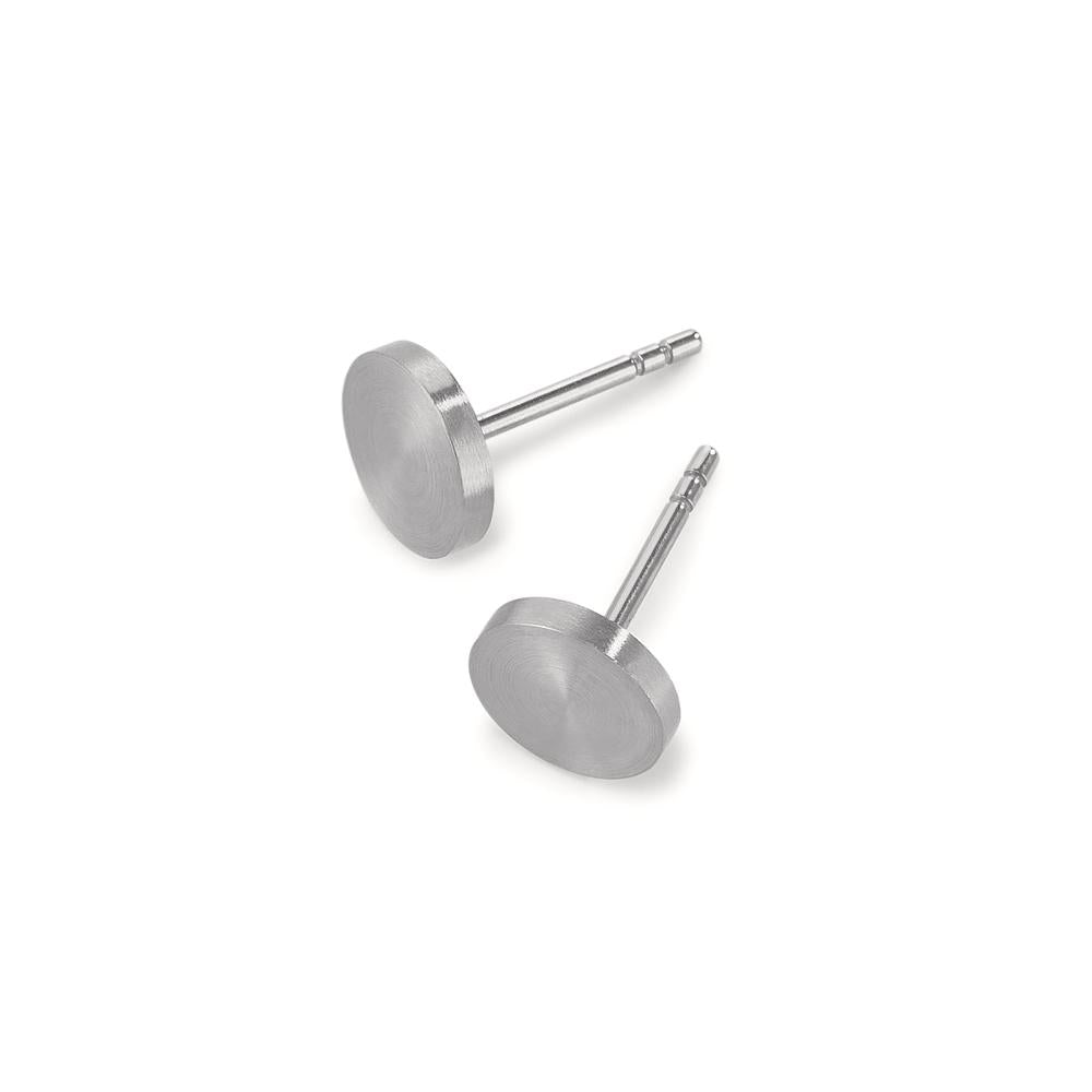 Stud earrings Stainless steel Ø8 mm