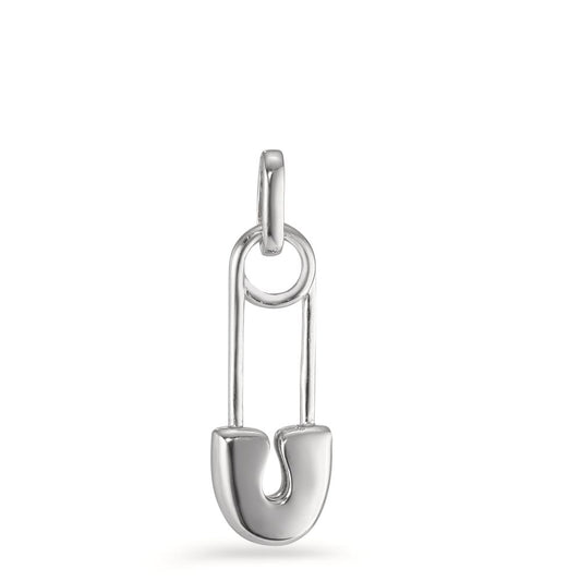 Pendant Silver Rhodium plated Safety Pin